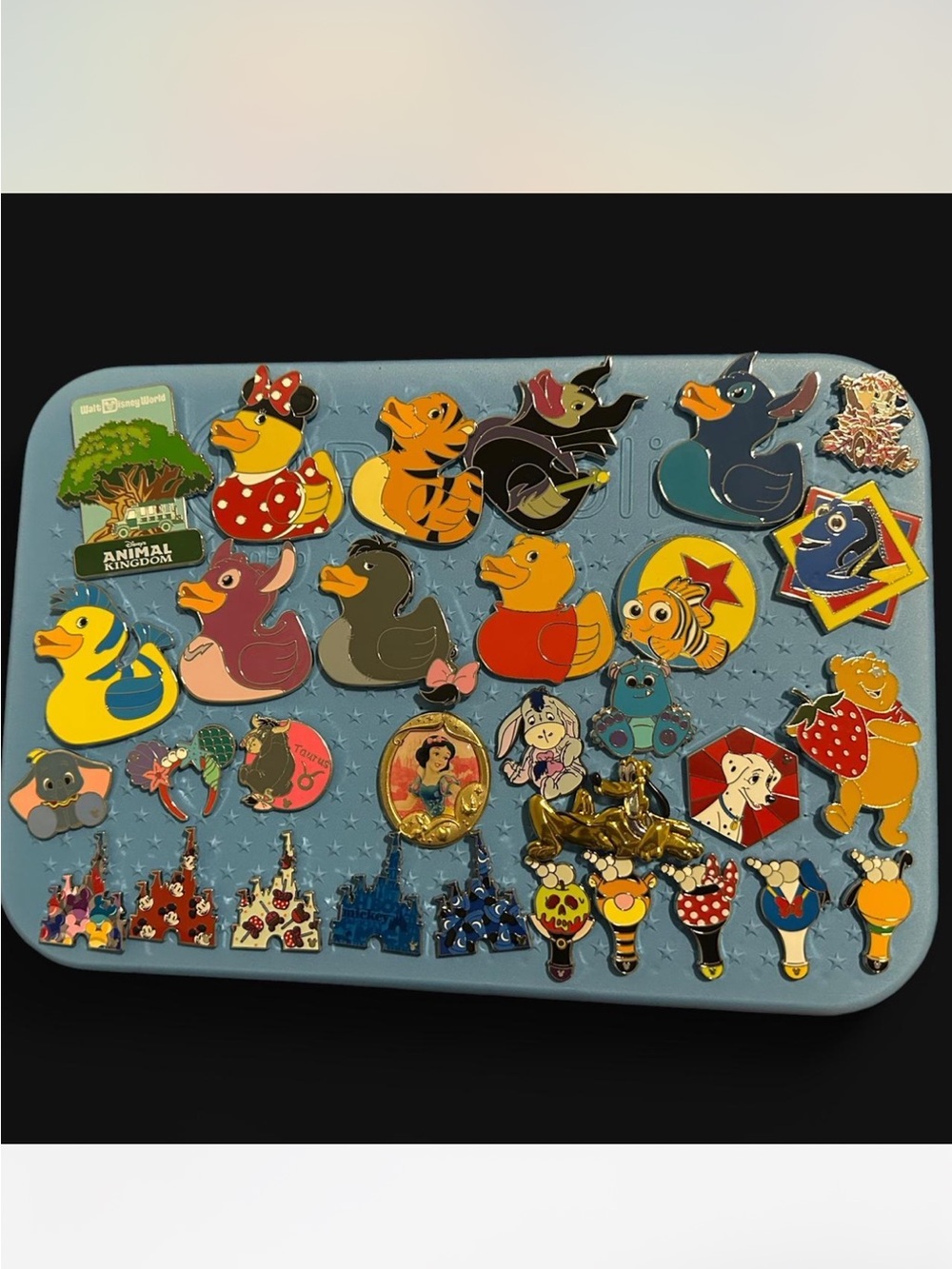 Disney pin collection with board included and all pins.